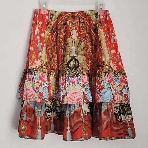 Camilla Cameos Dance Crop Top and Kids Skirt Size 6 Adult Size XS-S Set b126 - Picture 4 of 14